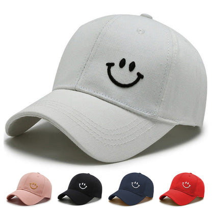 Small Smiley Unisex Cotton Caps - Capwale