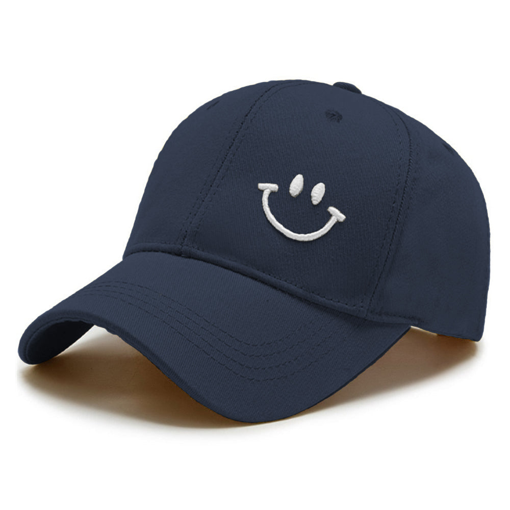 Small Smiley Unisex Cotton Caps - Capwale